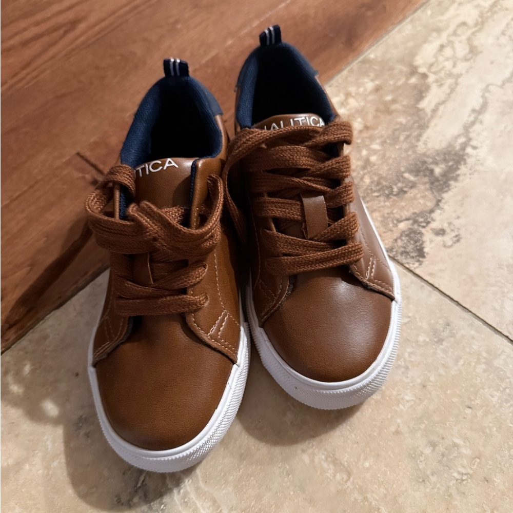Nautica Kids Tan Sneakers